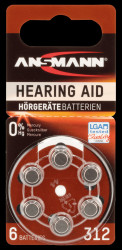5013233 ANSMANN Hearing aid battery 312