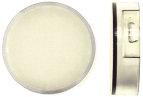 Klosz lampek do przycisku kształt: Okrągły Biały Soczewka Omron