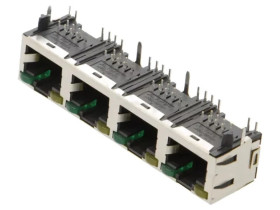 5406552-1 INV MJ,1X4,PNL GRD, LED (G/Y)