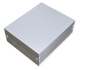 Obudowa aluminiowa Aluminium szerokość zew. 367 mm długość zew. 300 mm wys. zew. 134 mm RS PRO IP40 Aluminium