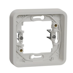 Mureva Styl Podstawa podtynkowa 1x z pazurkami montażowymi biała MUR39108