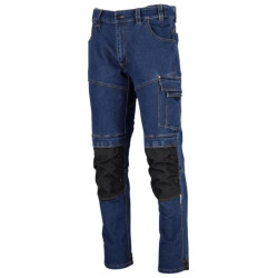 Spodnie robocze jeansowe DANNY granatowy 2XL STALCO S090101017