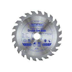 Faithfull FAIZ15224 TCT Circular Saw Blade 152 x 20mm x 24T POS