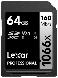 Karta SD SDXC, 64 GB Nie TLC, Lexar Silver 0 → 70°C 1066x