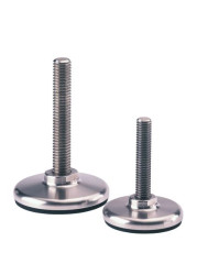 Stopka regulowana M12 średnica 80mm długość gwintu 150mm 1500kg 0° Nu-Tech Engineering