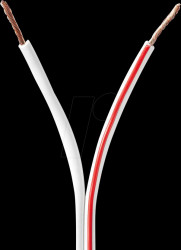 CAGW1500WT1000 Nedis Speaker Cable | 2x 1.50 mm² | CCA | 100.0 m | Round | PVC