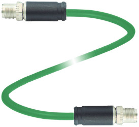 Pepperl+Fuchs 70117738 Złącze konfekcjonowane czujnika/aktuatora V19SX-G-GN5M-PUR-E2S-V19X-G, piny: 8, 8, 5 m, 1 szt.