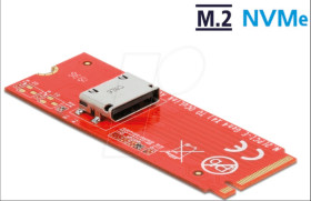 64106 M.2 Key M to 1 x OCuLink SFF-8612 Converter