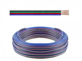 Przewód TLWY 4x0.5 mm wielokolorowa taśma AWG-20