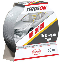 Teroson 801378 VR 5080 Tape 50m x 50mm Grey Waterproof Temp-Resistant