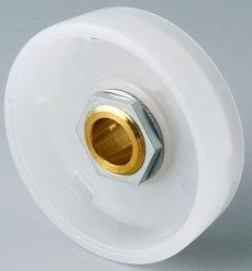 Rotary knob, 8 mm, PC, transparent, Ø 41 mm, H 14 mm, B8241081