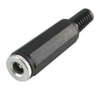 GDCK2.5/5.5 Gniazdo DC na kabel męski kołek 2.5 zewnętrzna 5.5