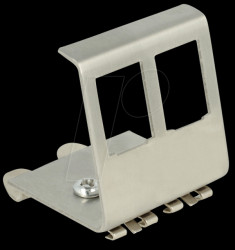 86255 Keystone Metal Mounting 2 Port for DIN rail