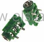 Jack 3,5 GN stereo do druku zielone