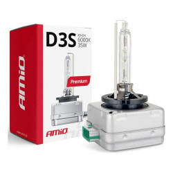 Palnik Xenon D3S 6000K Amio 1 Sztuka Premium