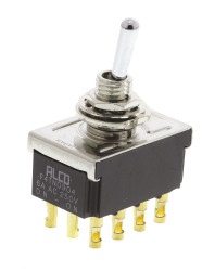 Przełącznik Wł.-wł. średnica wycięcia 6.2mm 4PDT TE Connectivity Montaż panelowy długość przełącznika 10.5mm