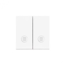 Simon 55 Klawisz podwójny z oczkami do: SW5L2M, SW6/2L2M, SW7/2L2M Biały mat TKW5L2/111