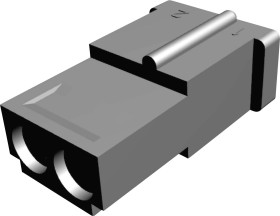TE Connectivity 1-480318-0 Obudowa złącza pin żeńskiego na kabel 1-480318-0, wire-to-wire, piny: 2, 1 szt.