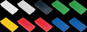 HM2350 99 Magnets, 23x50 mm, assorted colours, 10 pieces