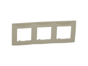 NILOE Ramka 3 potrójna popielata 665033 LEGRAND