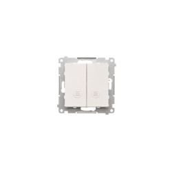 Łącznik podwójny podświetlany TW5L2.01/111 biały mat Simon55 Kontakt-Simon