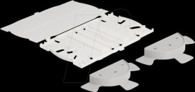 66943 FO splice cassette, 24 fibers, white