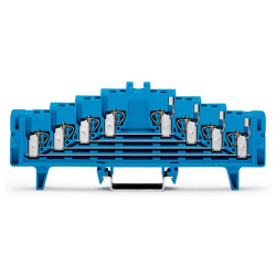 WAGO 727-234 4-level Matrix Block Plain No Lock DIN 15mm for ATEX Blue