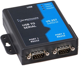 USB 2 Port RS232 1MBaud