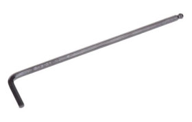 Klucz imbusowy Jednostki brytyjskie 3/16cal Końcówka kulkowa, typu L, materiał: Stal chromowo-wanadowa, RS PRO