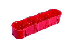 Puszka końcowa PK60 głęboka poczwórna do płyt gipsowych A.0047AG /6szt./