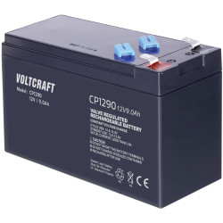 VOLTCRAFT CE12V9Ah VC12668685 VRLA2V 9 Ah51 x00 x 65mm 6.35mm battery