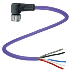 Pepperl+Fuchs 70114143 Złącze konfekcjonowane czujnika/aktuatora V15-W-VT2M-PUR-U/CAN, piny: 5, 2 m, 1 szt.