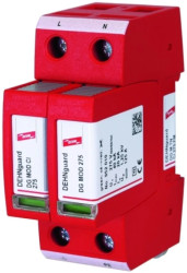 Ogranicznik przepięć Typ T2 2P 12,5kA 1,5kV ( z wbudowanym bezpiecznikiem) DEHNguard M TN CI 275 952173