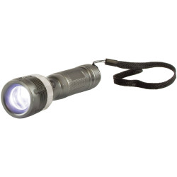 Arcas 30700015 LED Torch, 3W, 130lm, Water/Impact Resistant, 150m Range
