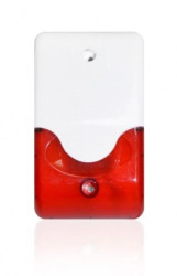 Sygnalizator akustyczno-optyczny 105dB, piezoelektryczny, pobór 200mA/5mA,6-14V SV 103