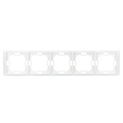 Ramka pięciokrotna biała BMRC5/11 Kontakt-Simon Basic Neos