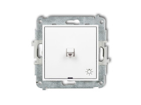 MINI Mechanizm łącznika zwierny światło w stylu amerykańskim biały mat 25MWPUS-5 KARLIK