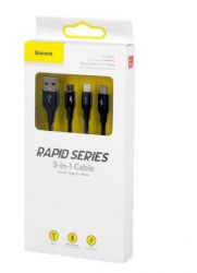 BASEUS kabel USB - USB-C micro IPhone QUICK CHARGE (1,2m)