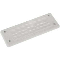 Trelleborg 107557B MH-24 Screw Grommet UL94 V-0 IP65 TPE Grey