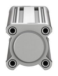 Siłownik pneumatyczny z tłoczyskiem skok: 100mm Festo Ø 50mm dwustronnego działania Action 277.8mm z amortyzacją