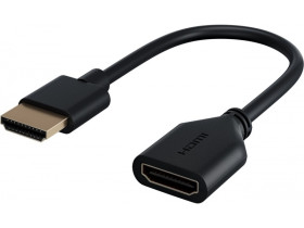 Adapter HDMI™ flex giętki, wtyk / gniazdo 0,1m 2.0 4K@60Hz