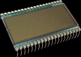 DE 113-RS-20/7,5 LCD 7-segment, 1x3.5 + SZ, H:12.7mm reflective