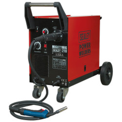 Sealey MIGHTYMIG210 Professional Gas/No-Gas Mig Welder 210Amp With Euro Torch