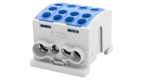 Zacisk Hlk 125A-4 (1X35,3X25 / 1X35,3X25) Al/Cu - Niebieski