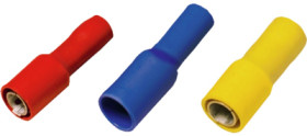Round plug, Ø 4 mm, L 23.3 mm, insulated, straight, red, 0.5-1.0 mm², AWG 20-17, 1491980000