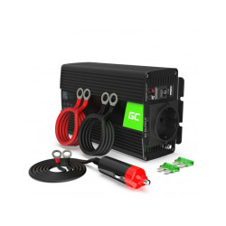 Przetwornica 12V/230V 500W/1000W + USB / Green Cell INV03DE