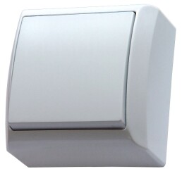 BIS łącznik 1x biały ŁN-1B