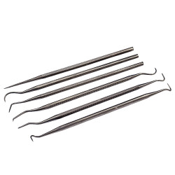 Faithfull ADP1036 Picks &amp; Carvers Set 6 Piece Stainless Steel