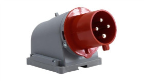 Wtyk Siłowy Stały Odbiornikowy 32A 4P Ip44 /Fe/