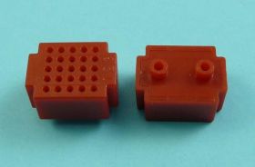 PŁYTKA STYK.PROTOTYP. 25 PÓL CZERWONY